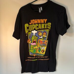 Johnny Cupcakes Black Graphic T-Shirt